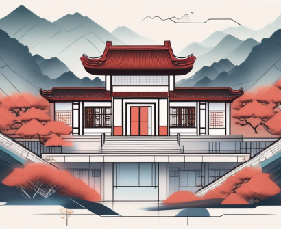 A traditional chinese schoolhouse with a modern twist