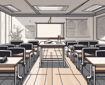 A classroom setting in malaysia