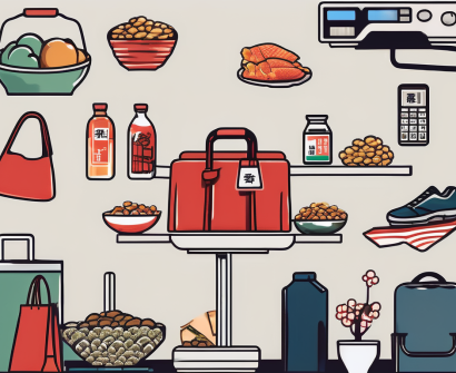 A variety of items symbolizing life in china