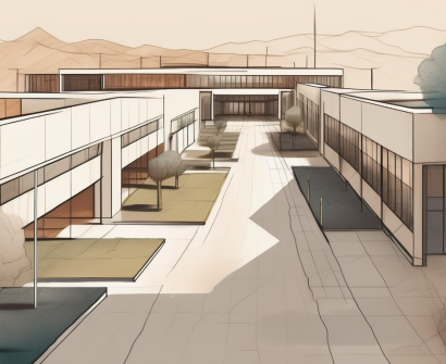 A collection of international school buildings in jordan