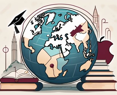 A globe with qatar highlighted