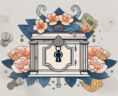 A symbolic lock being opened with a key