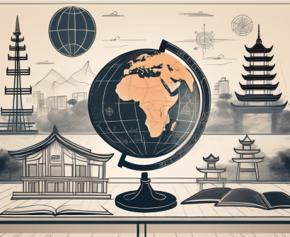 A classroom setting with diverse cultural elements