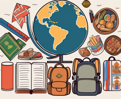 A diverse array of traditional cambodian school items