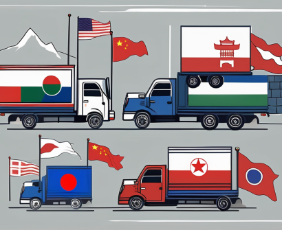 Six different moving trucks