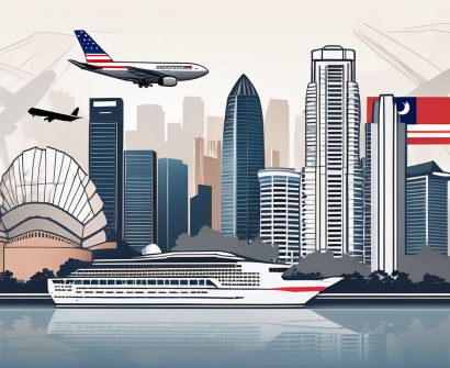 The singapore skyline