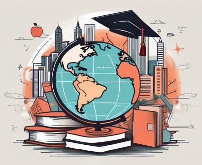 A classroom setting in singapore with a teacher's desk