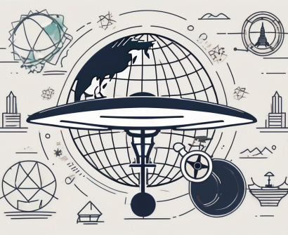 A globe with thailand highlighted
