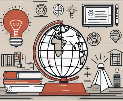 A globe with china emphasized
