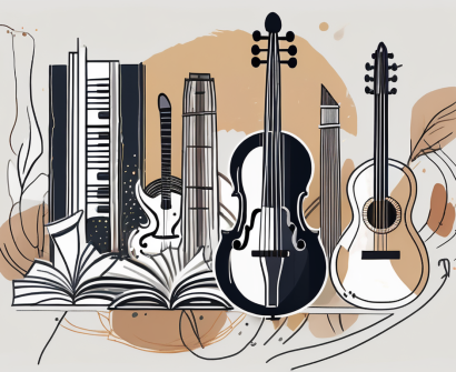 Four distinct elements symbolizing different approaches to arts and humanities in malaysia