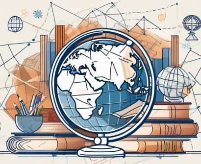 A globe with thailand prominently highlighted