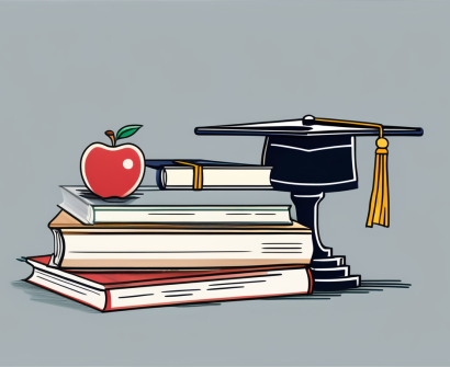 A stack of textbooks