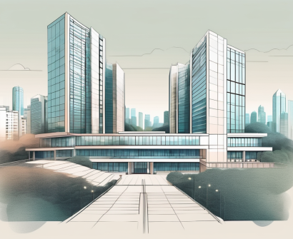 An international school building in hong kong skyline