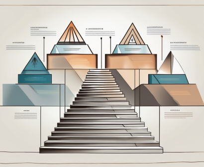 A set of seven ascending steps