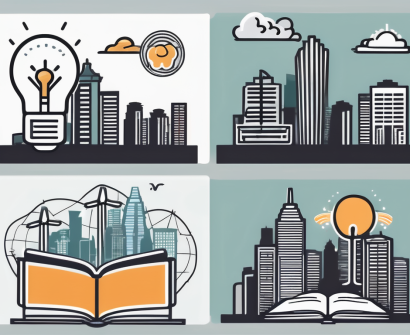 Four symbolic icons representing modern teaching techniques