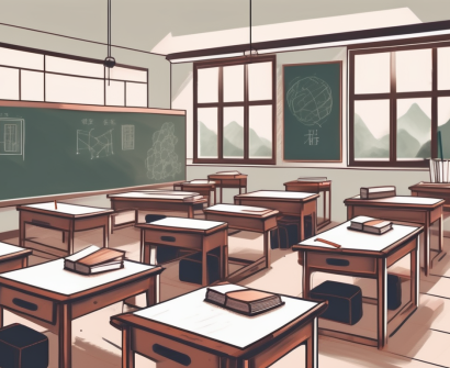 A traditional chinese classroom setting