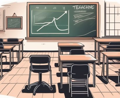 A classroom setting in hong kong with teaching aids