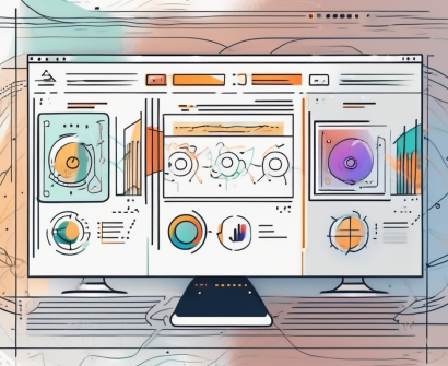 Two different software interfaces side by side