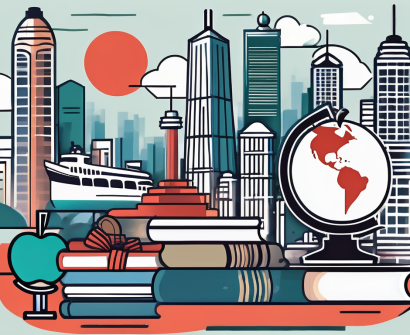 A diverse array of educational tools such as books