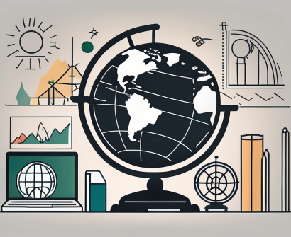 A classroom setting with diverse educational tools and materials