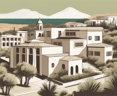 A diverse collection of six school buildings