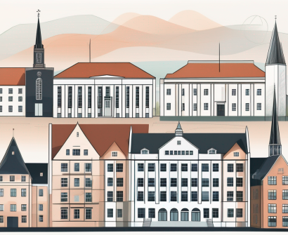 Eight distinct school buildings