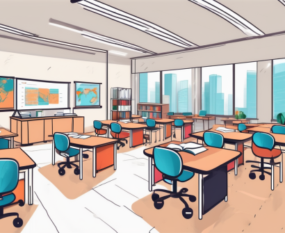 A vibrant classroom in singapore