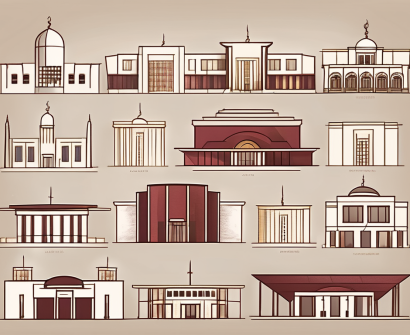 Seven different school buildings