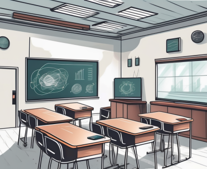 A modern classroom in malaysia