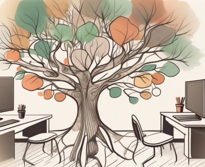 A classroom setting with diverse educational tools and resources