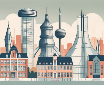 Five distinct school buildings