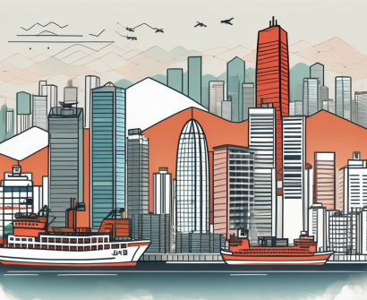 A hong kong skyline with various international school buildings