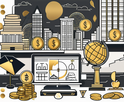 A collection of symbolic elements that represent teaching