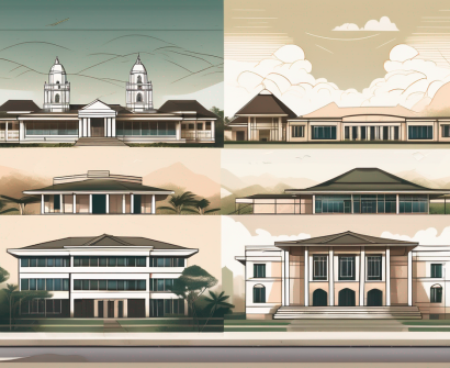 Six different school buildings
