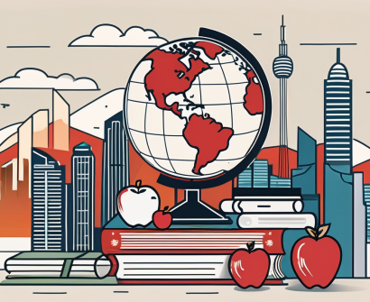 A diverse set of teaching tools like a globe