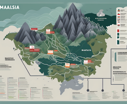 A symbolic barrier with six different sections