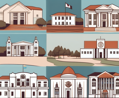Six distinct school buildings