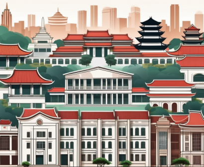 Eight different school buildings