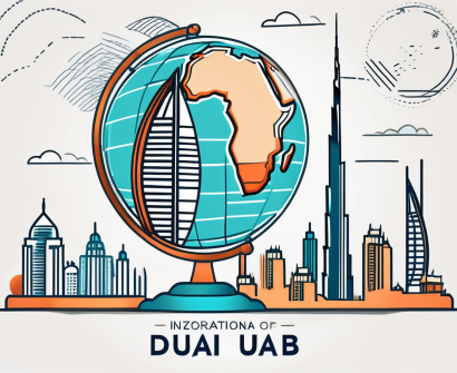 A webinar screen displaying various iconic landmarks of dubai