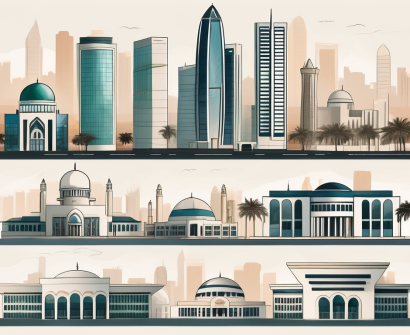 Five different school buildings