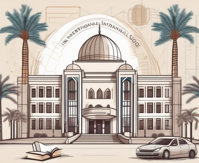 An international school building in dubai