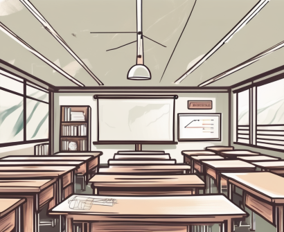 A classroom setting in hong kong with a focus on educational tools