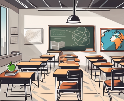 A classroom setting in dubai