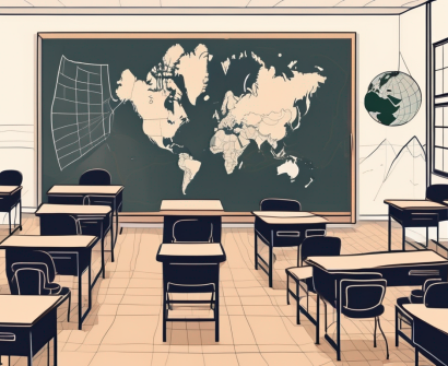 A classroom setting in hong kong with an international flair