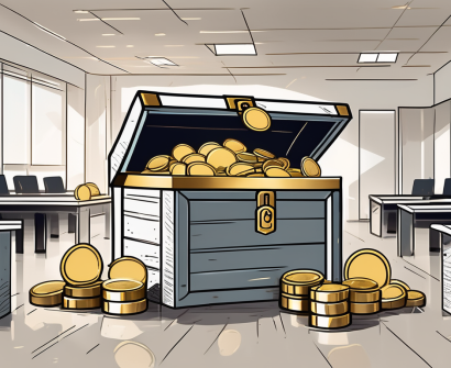 A classroom setting in dubai with a symbolic representation of a six-figure salary