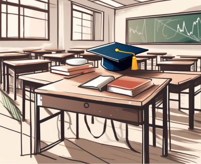 A classroom setting in china with various educational tools and resources