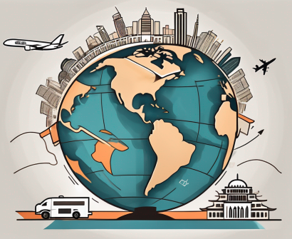A globe with dubai highlighted