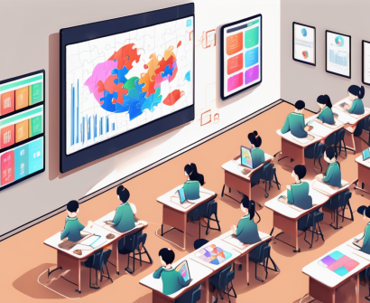 A classroom setting in china with an interactive quality teaching system (iqts)