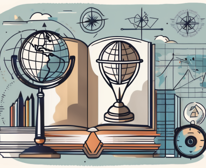 A typical international school in singapore with symbols representing different qualifications such as a globe (for international experience)