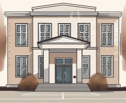 A swedish international school building with a calendar and a clock